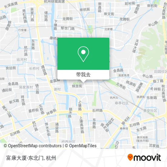 富康大厦-东北门地图
