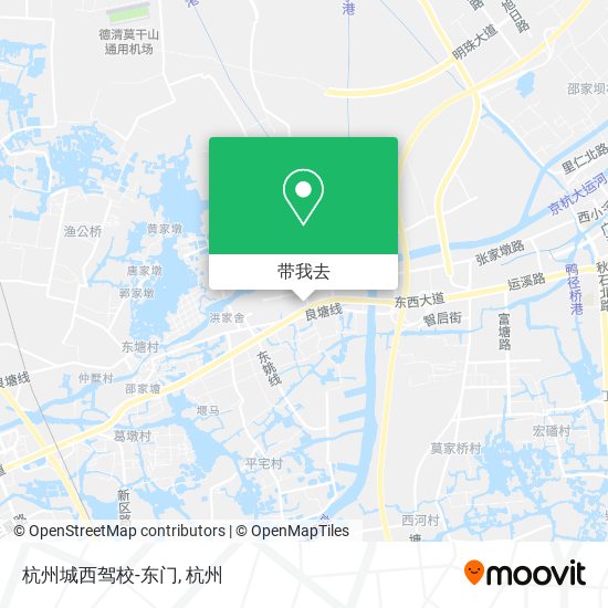 杭州城西驾校-东门地图