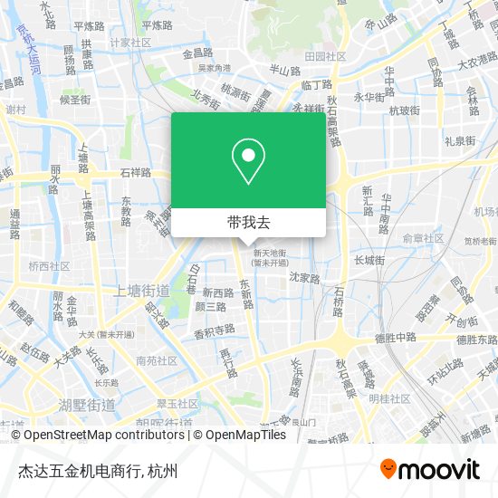 杰达五金机电商行地图