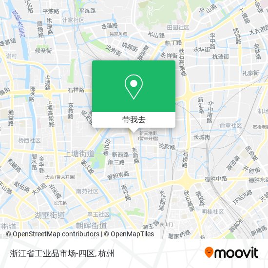 浙江省工业品市场-四区地图