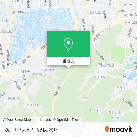 浙江工商大学人武学院地图