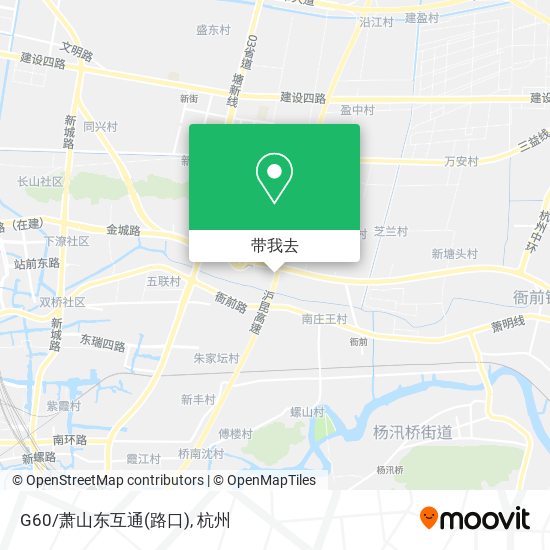 G60/萧山东互通(路口)地图