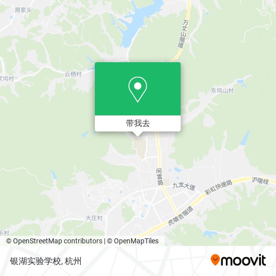 银湖实验学校地图