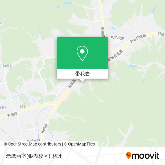 老鹰画室(银湖校区)地图