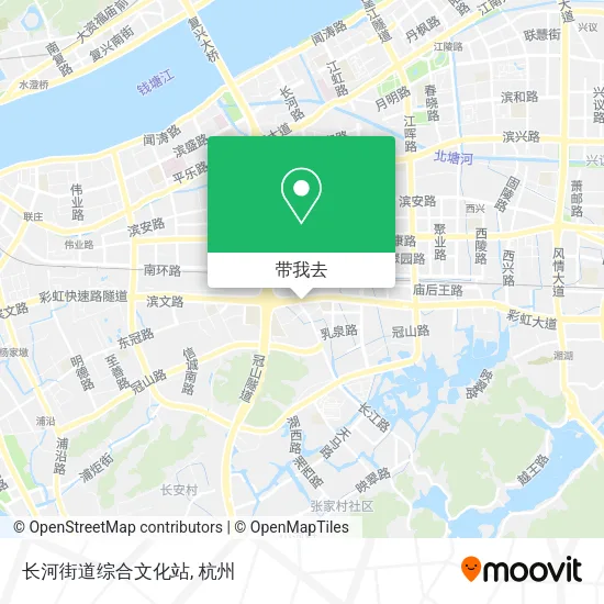 长河街道综合文化站地图