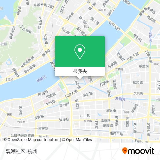 观潮社区地图