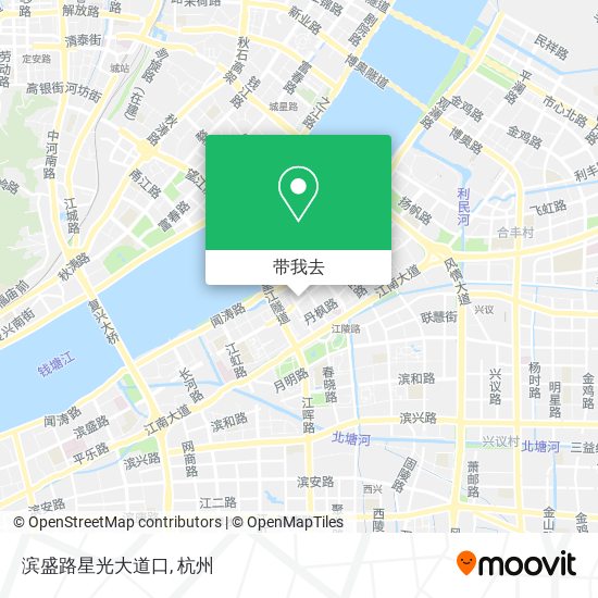 滨盛路星光大道口地图
