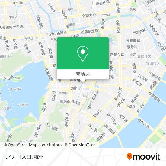 北大门入口地图
