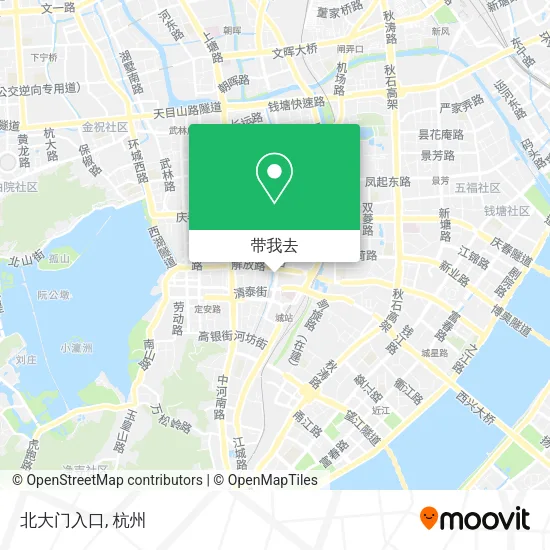 北大门入口地图