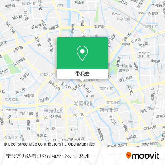 宁波万力达有限公司杭州分公司地图