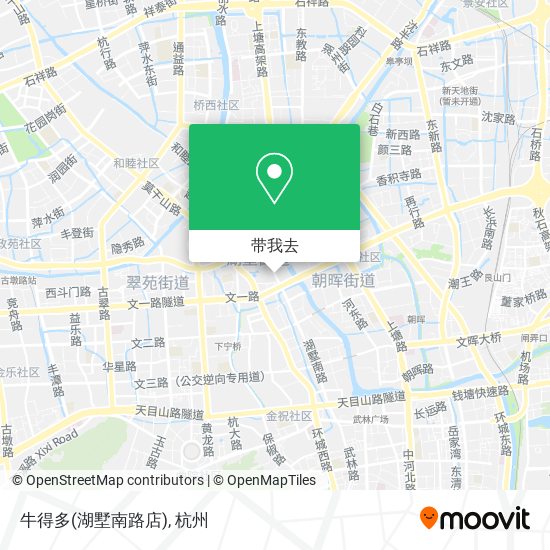 牛得多(湖墅南路店)地图