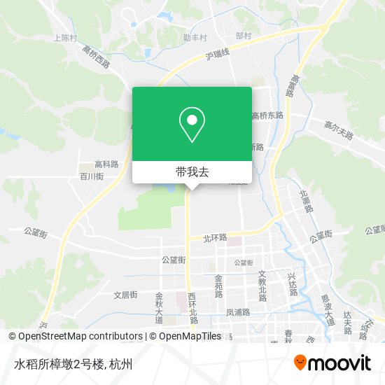 水稻所樟墩2号楼地图