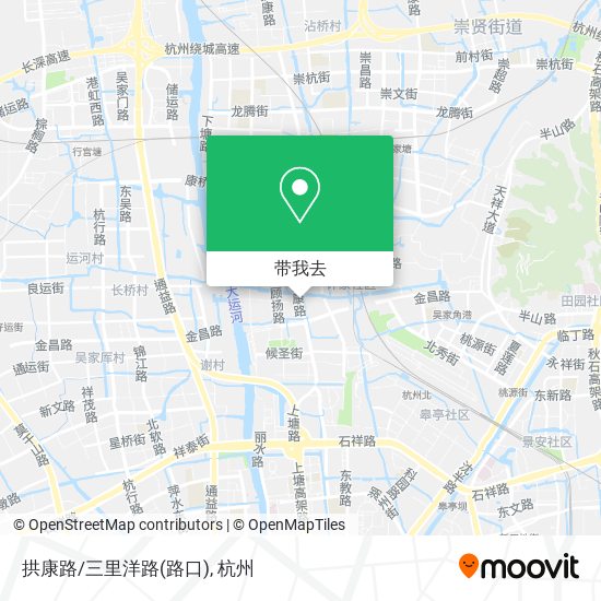 拱康路/三里洋路(路口)地图