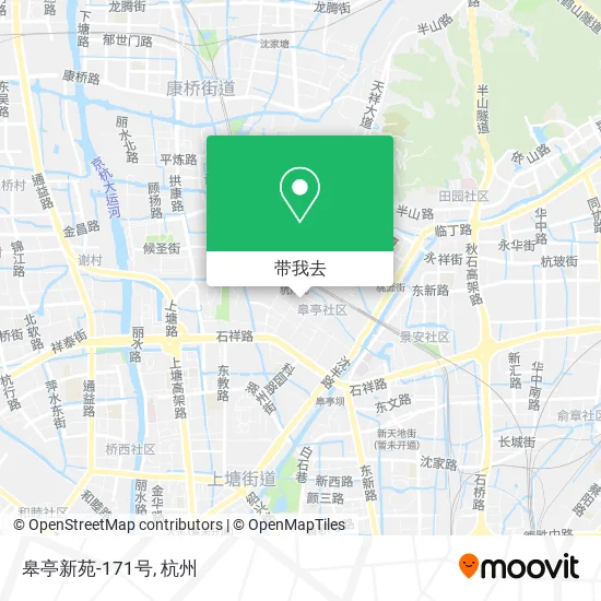 皋亭新苑-171号地图