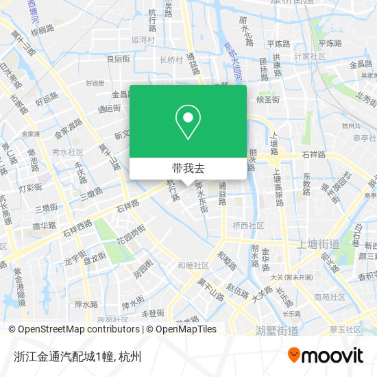 浙江金通汽配城1幢地图