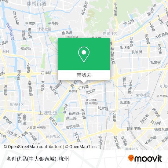 名创优品(中大银泰城)地图