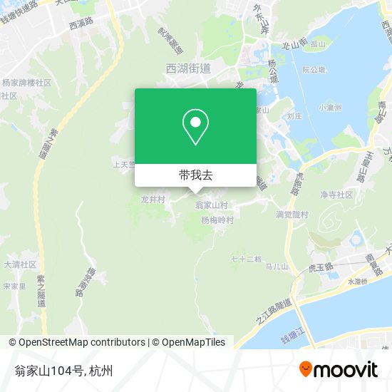 翁家山104号地图