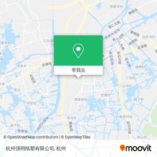 杭州强明纸塑有限公司地图