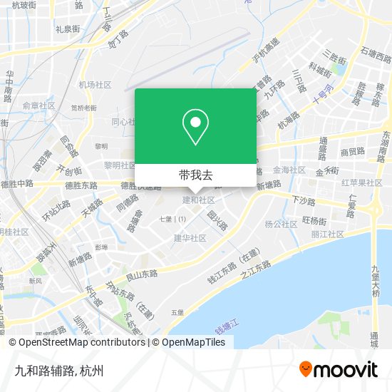 九和路辅路地图
