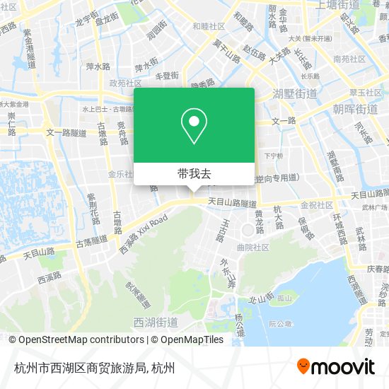 杭州市西湖区商贸旅游局地图