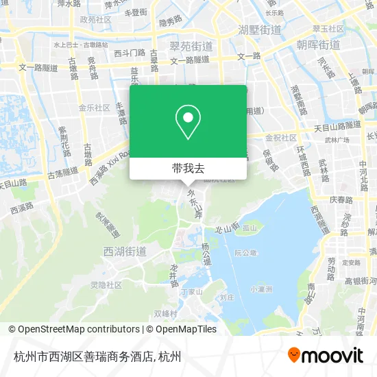 杭州市西湖区善瑞商务酒店地图