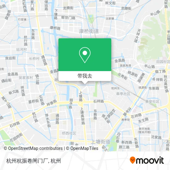 杭州杭振卷闸门厂地图