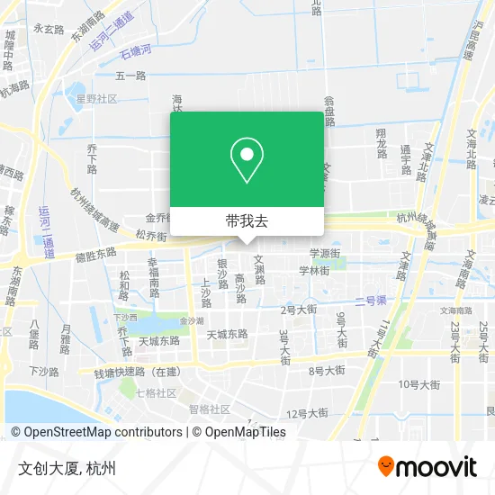 文创大厦地图