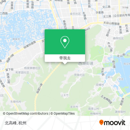 北高峰地图