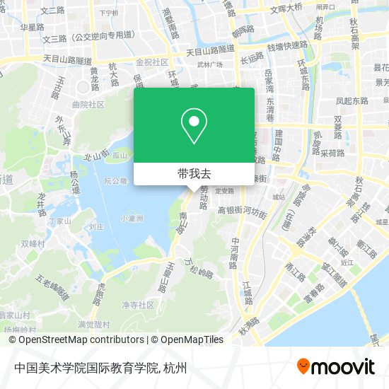 中国美术学院国际教育学院地图