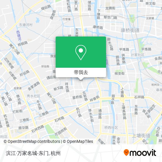 滨江·万家名城-东门地图