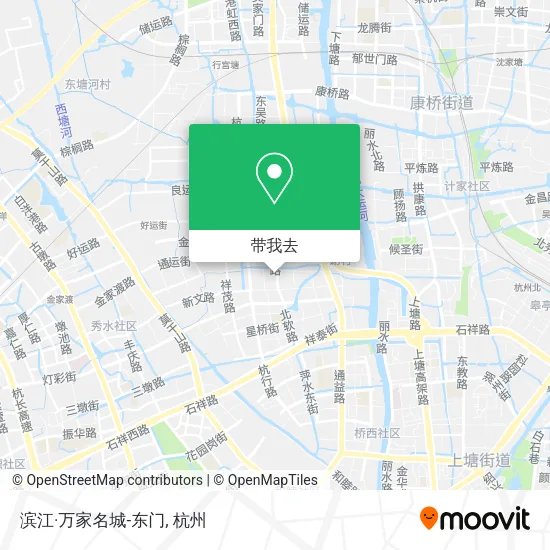 滨江·万家名城-东门地图