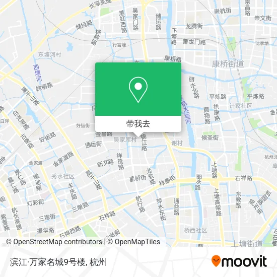 滨江·万家名城9号楼地图