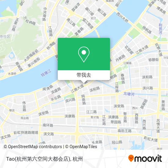 Tao(杭州第六空间大都会店)地图