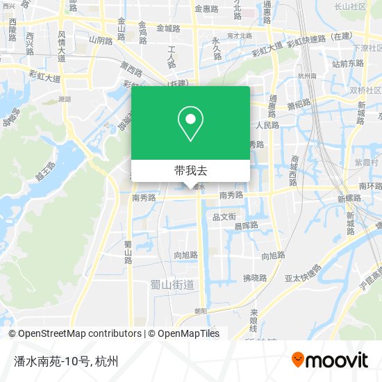 潘水南苑-10号地图