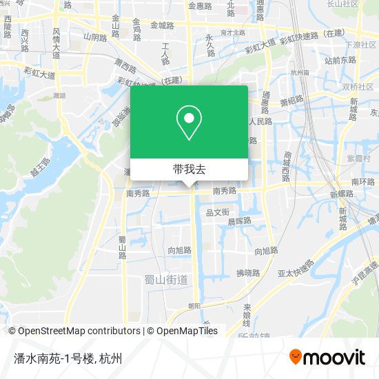 潘水南苑-1号楼地图