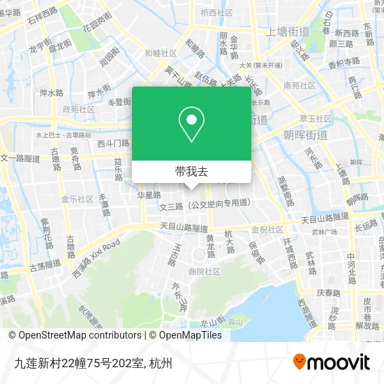 九莲新村22幢75号202室地图