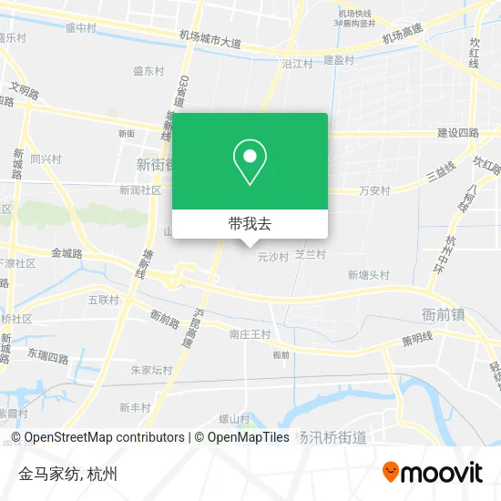金马家纺地图