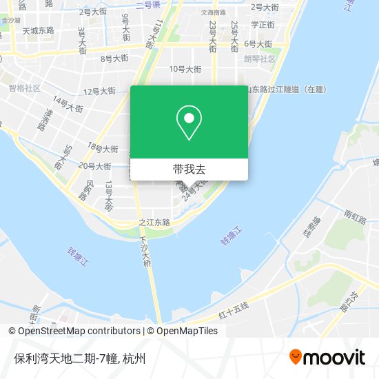 保利湾天地二期-7幢地图