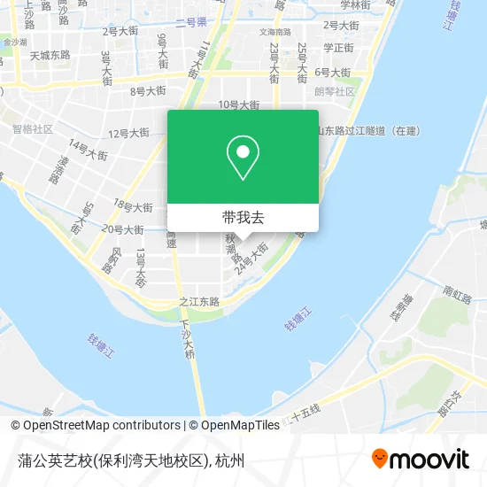 蒲公英艺校(保利湾天地校区)地图