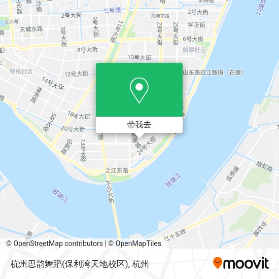 杭州思韵舞蹈(保利湾天地校区)地图