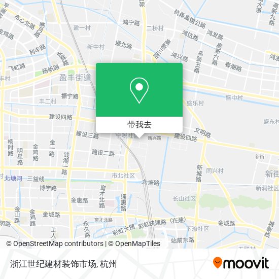 浙江世纪建材装饰市场地图