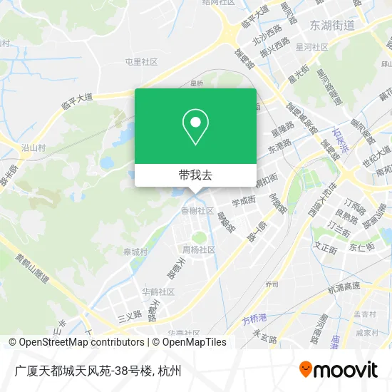 广厦天都城天风苑-38号楼地图