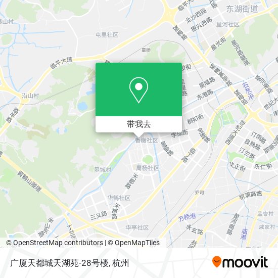 广厦天都城天湖苑-28号楼地图
