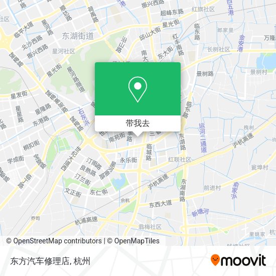 东方汽车修理店地图