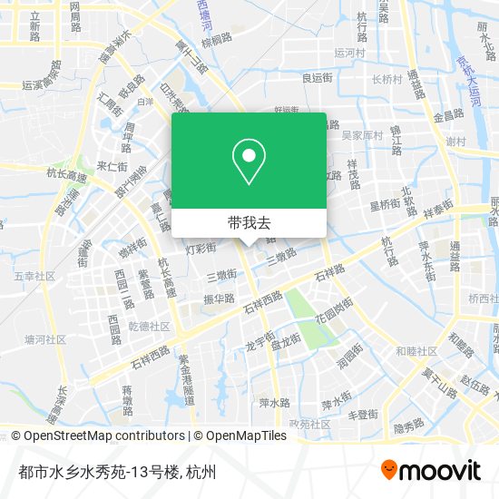 都市水乡水秀苑-13号楼地图