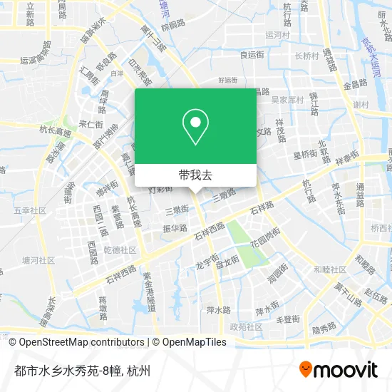 都市水乡水秀苑-8幢地图