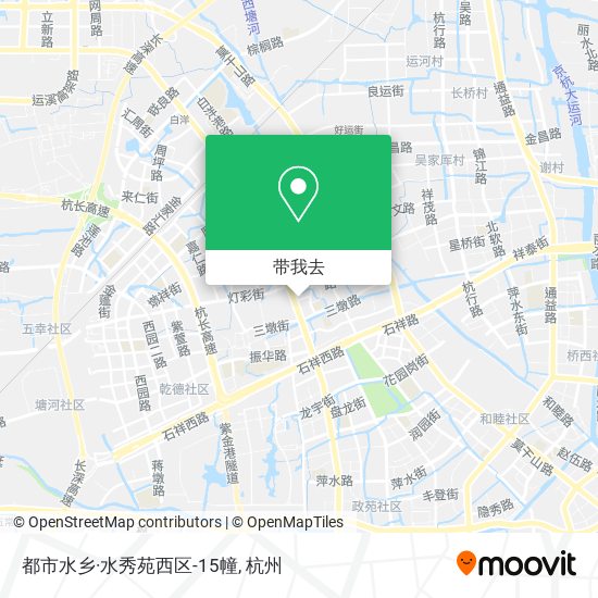 都市水乡·水秀苑西区-15幢地图