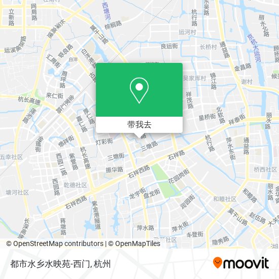 都市水乡水映苑-西门地图