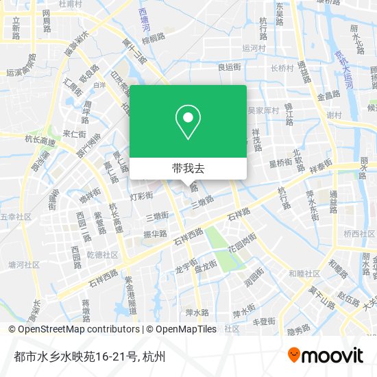 都市水乡水映苑16-21号地图