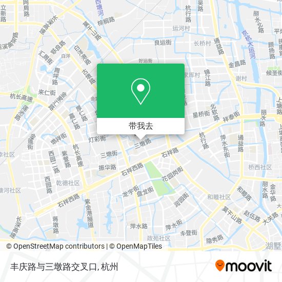 丰庆路与三墩路交叉口地图